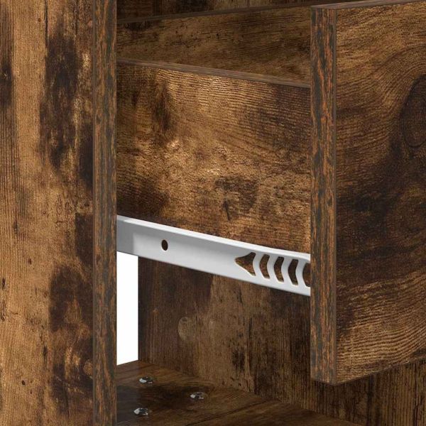 Нощно шкафче 2 pcs Димян дъб 40,5 x 40 x 48 см Инженерно дърво