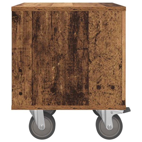 Нощно шкафче 2 pcs Старо дърво 40,5 x 40 x 48 см