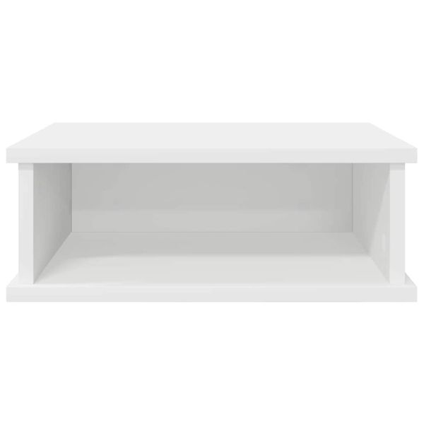 Нощно шкафче 2 pcs Бяло 40 x 31 x 15 см Инженерно дърво