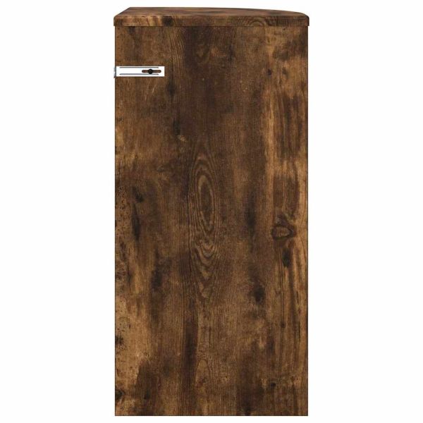 Крайна масичка Димян дъб 29,6 x 29,6 x 60 см Инженерно дърво