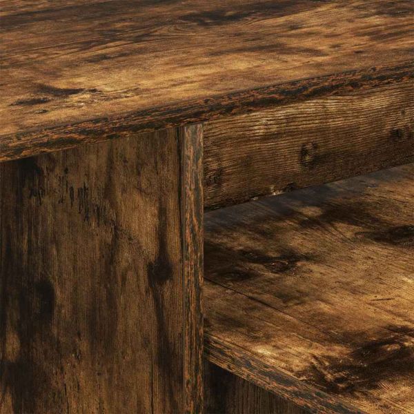 Конзолна маса Димян дъб 91,5 x 35 x 38,5 см Инженерно дърво