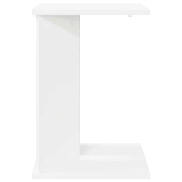 Крайна масичка Бяло 35 x 25 x 50 см Инженерно дърво