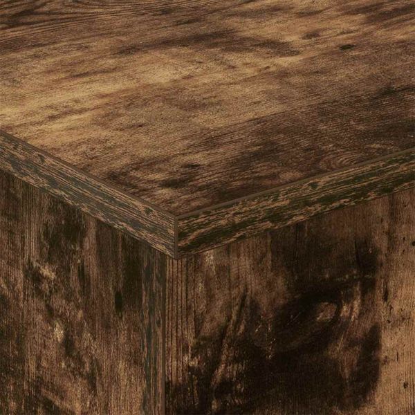 Крайна масичка Димян дъб 44,5 х 45 х 55 см Инженерно дърво