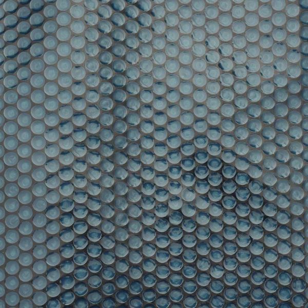 Плаващо соларно покривало за басейн, PE, 300 см, черно и синьо