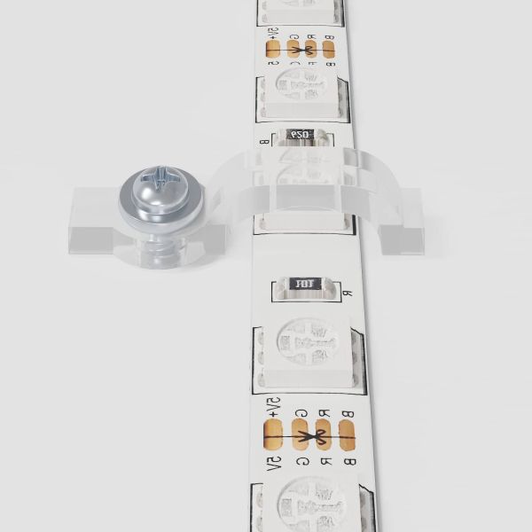 LED лента 4 pcs Черен и прозрачен 120 x 0,8 x 0,3 см