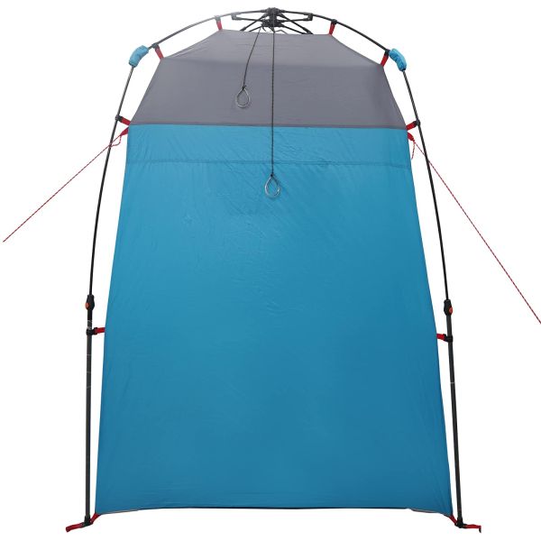 Душ палатка със съхранение Синьо 160 x 160 x 227 см Стомана
