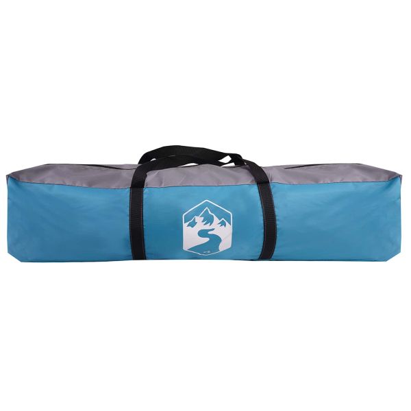 Душ палатка със съхранение Синьо 160 x 160 x 227 см Стомана