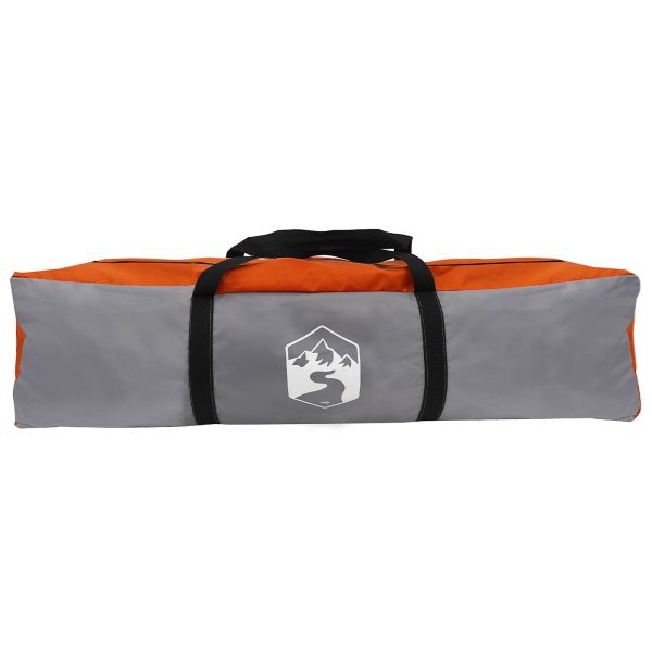 Душ палатка Сив и оранжев 160 x 160 x 227 см Стомана