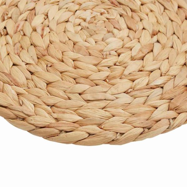 Кръгли Плетени Подложки 10 pcs Естествен Ø 30 cm Воден хиацинт