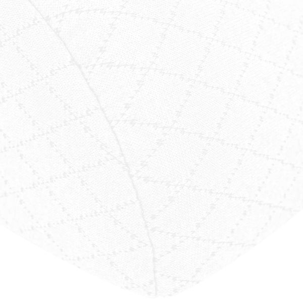 Постелка за крака Едноцветен Бяло