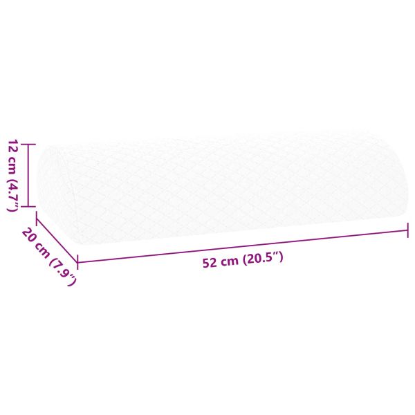 Постелка за крака Едноцветен Бяло