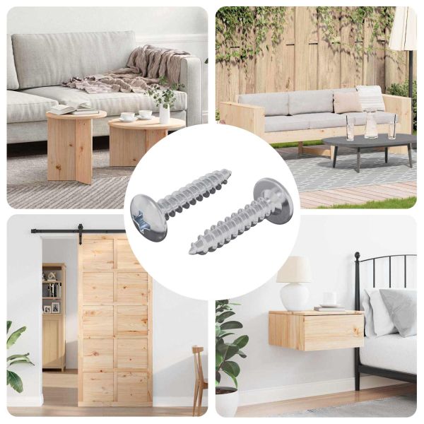 Самонарезен гвоздей 2 pcs Цинковано 4 x 20 мм Стомана