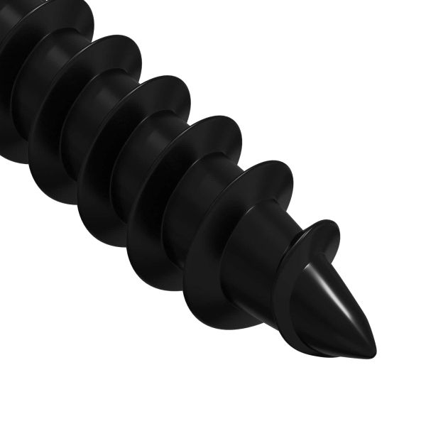 Самонарезен гвоздей 12 pcs Черно 4 x 25 мм Стомана