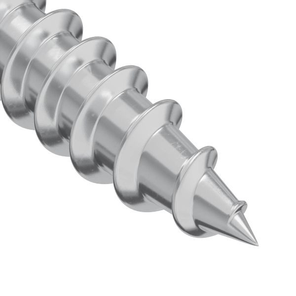 Дървен винт 12 pcs Сребрист 8,8 x 31 мм Желязо