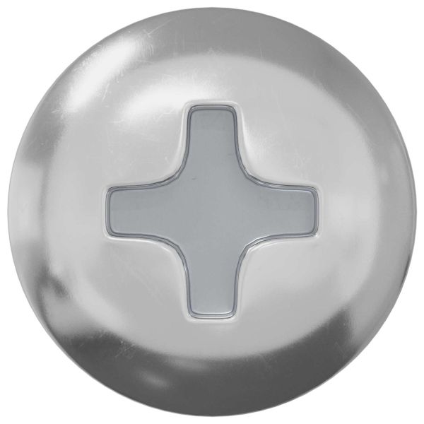 Дървени винтове 2 pcs Сребрист M4 x 28 мм Стомана