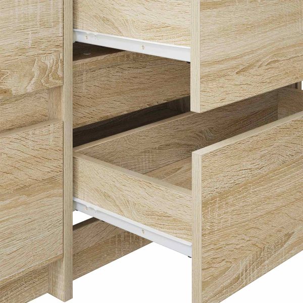 Плъзгач за чекмедже 87 pcs Бяло Стомана