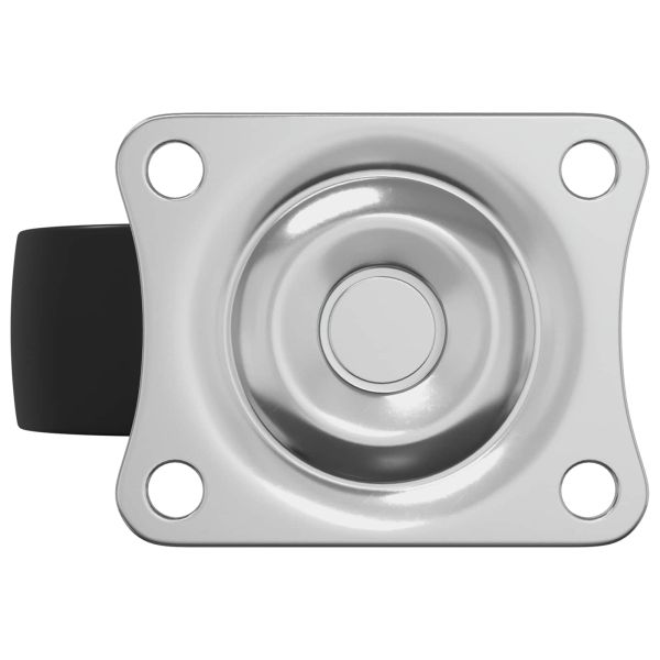 Въртящо се колело 12 pcs Сребрист 60 x 60 x 50 мм