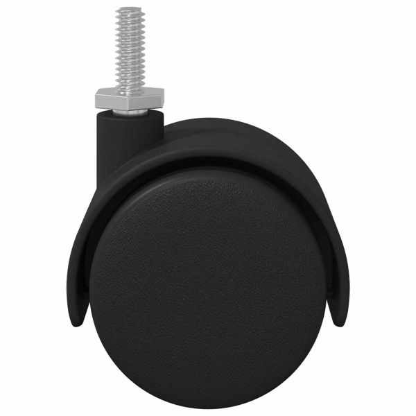 Колела 2 pcs Черно 40,1 x 40,1 x 37,8 мм PP и желязо