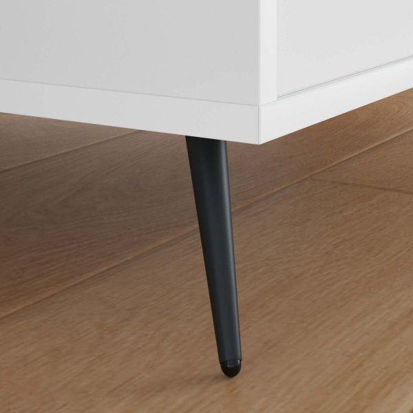 Стоящи крачета 2 pcs Черно 56 x 56 x 100 мм Желязо