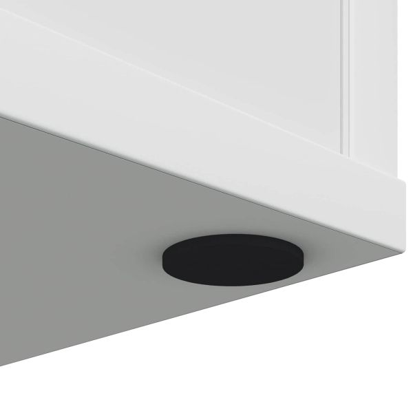 Подложки за крака на мебел 12 pcs Черно Ø 30 x 2 мм EVA