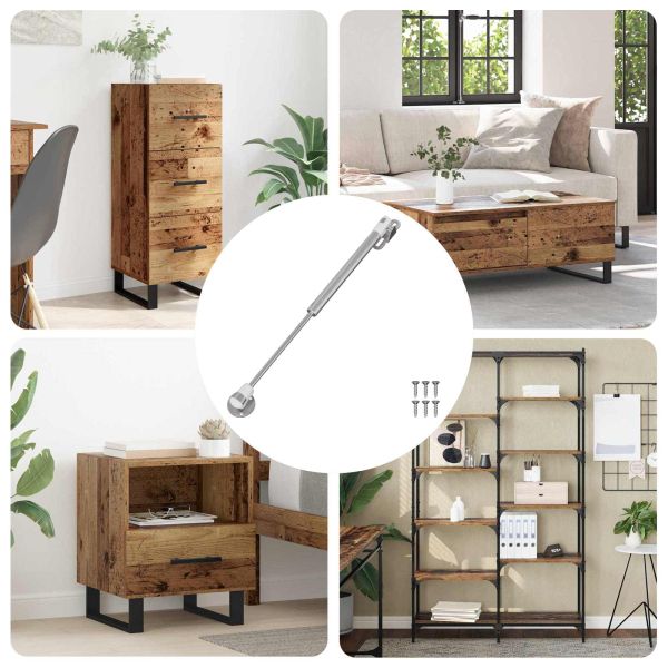 Хидравлична газова пружина 12 pcs Сребрист 280 x 17 x 16 мм