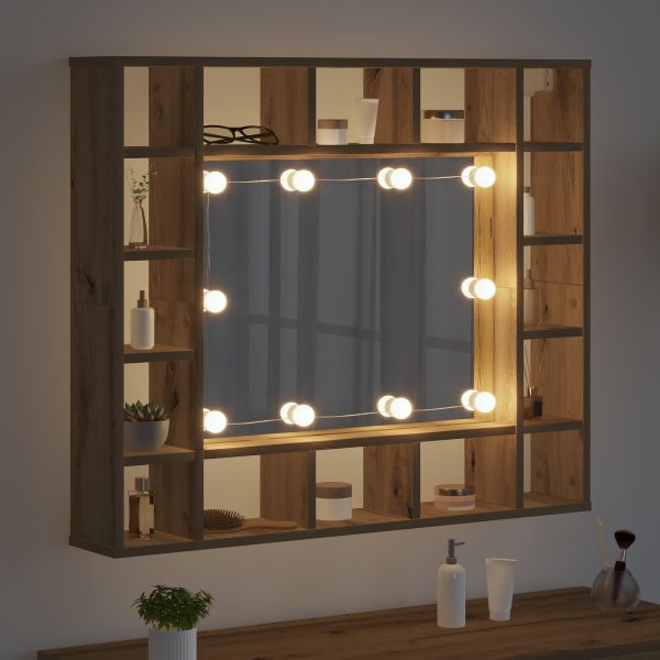 Огледални лампи 2 pcs Бяло 4.5 x 4.5 x 4.8 см Пластмаса