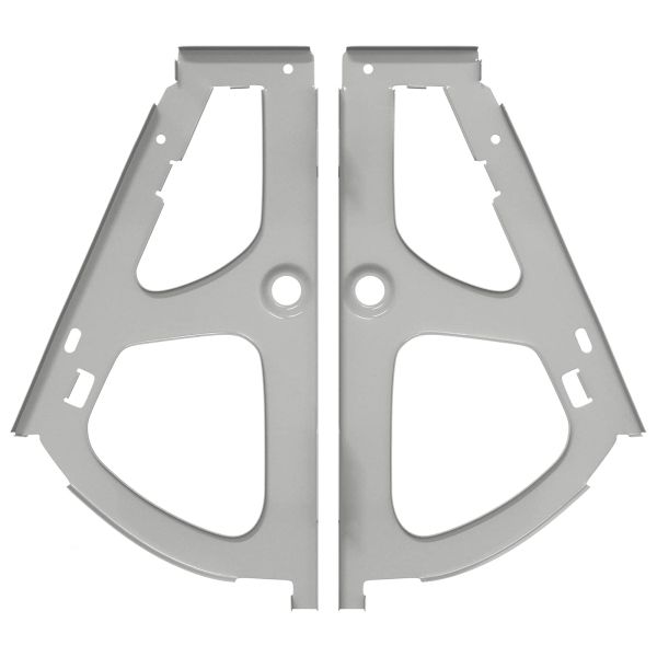 Панта за плъзгащ се шкаф 12 pcs Сребрист 235 x 155 x 30 мм