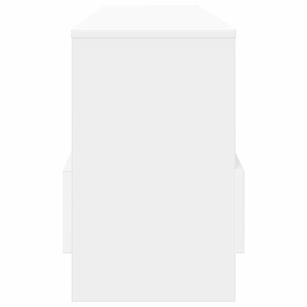 Етажерка за списания Бяло 102 x 30 x 45 см