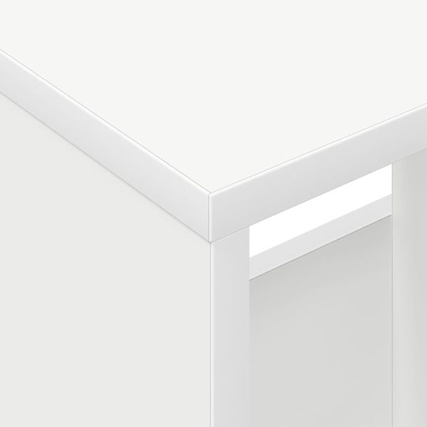 Етажерка за списания Бяло 102 x 30 x 45 см