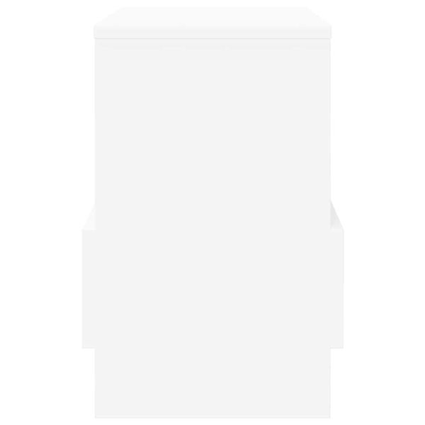 Етажерка за списания 2 pcs Бяло 35 x 30 x 45 см