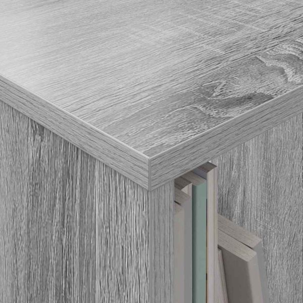 Етажерка за списания Сив Сонома 35 x 30 x 45 см