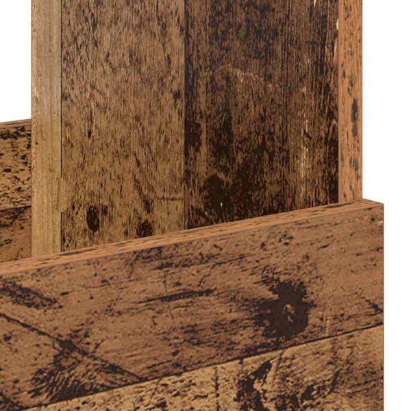 Етажерка за списания 2 pcs Старо дърво 35 x 30 x 45 см
