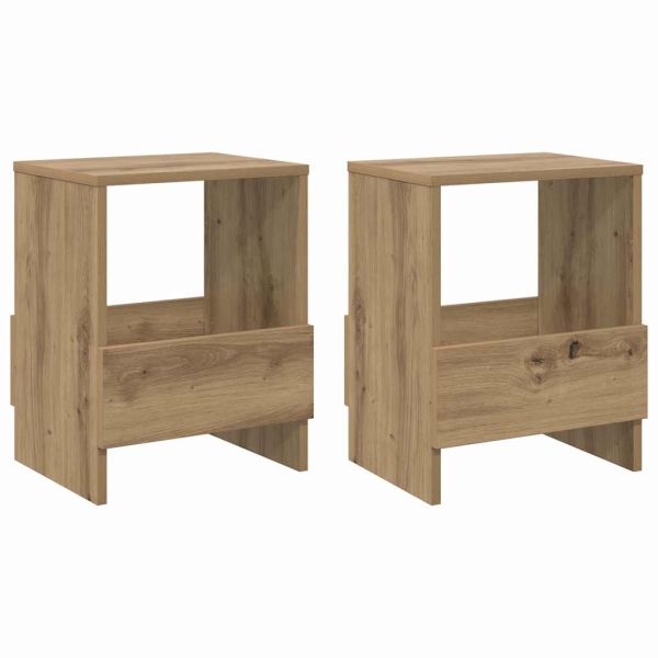 Етажерка за списания 2 pcs Дъб 35 x 30 x 45 см