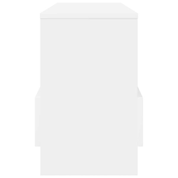 Етажерка за списания Бяло 68,5 x 30 x 45 см