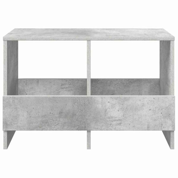 Етажерка за списания Циментено сиво 68,5 x 30 x 45 см