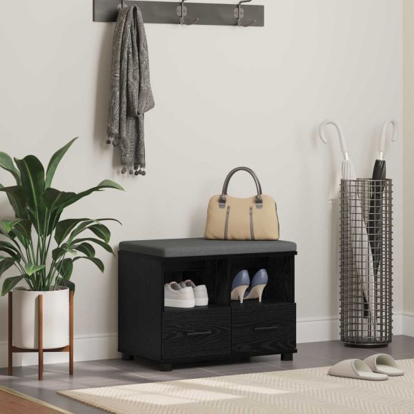 Пейка за коридор с възглавница Черния дъб 60 x 38 x 46 см