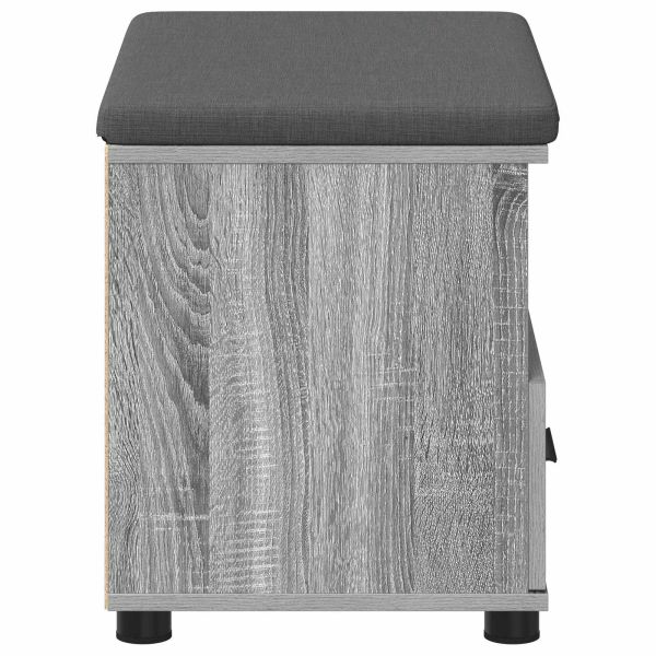 Пейка за коридор с възглавница Сив Сонома 60 x 38 x 46 см