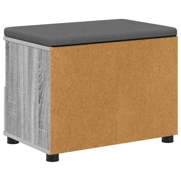 Пейка за коридор с възглавница Сив Сонома 60 x 38 x 46 см