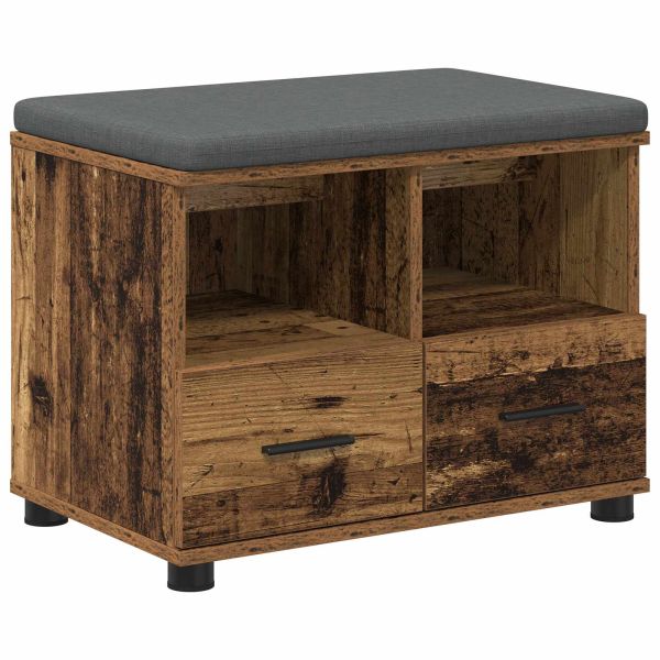 Пейка за коридор с възглавница Старо дърво 60 x 38 x 46 см