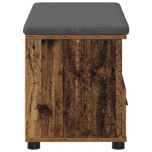 Пейка за коридор с възглавница Старо дърво 80 x 38 x 46 см