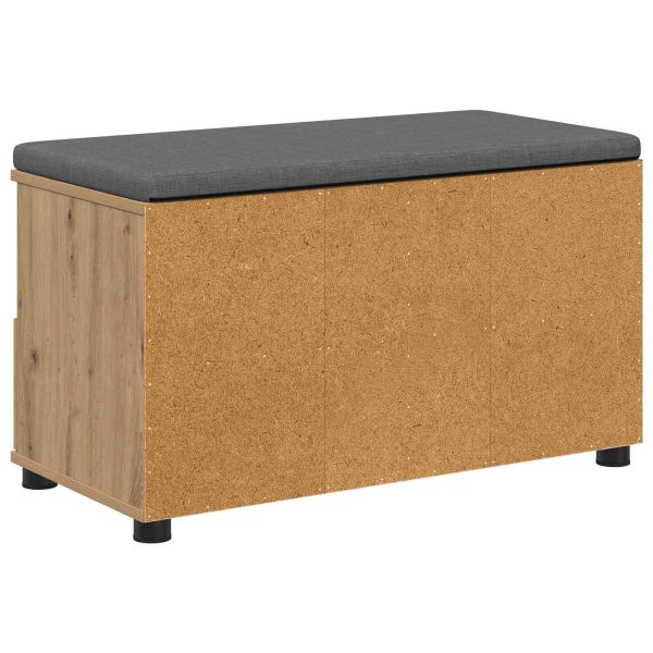 Пейка за коридор Дъб 80 x 38 x 46 см ПДЧ и тапицерийна тъкан