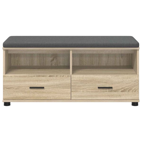 Пейка за коридор с възглавница Сонома дъб 100 x 38 x 46 см