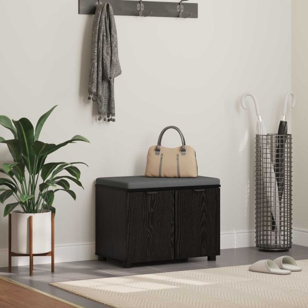 Пейка за коридор с възглавница Черния дъб 60 x 38 x 46 см