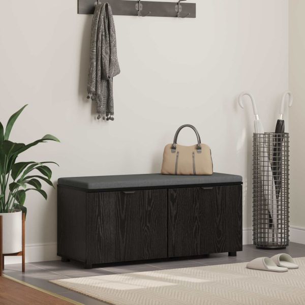 Пейка за коридор с възглавница Черния дъб 100 x 38 x 46 см