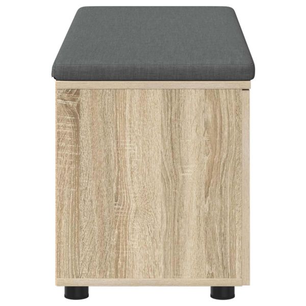 Пейка за коридор с възглавница Сонома дъб 100 x 38 x 46 см