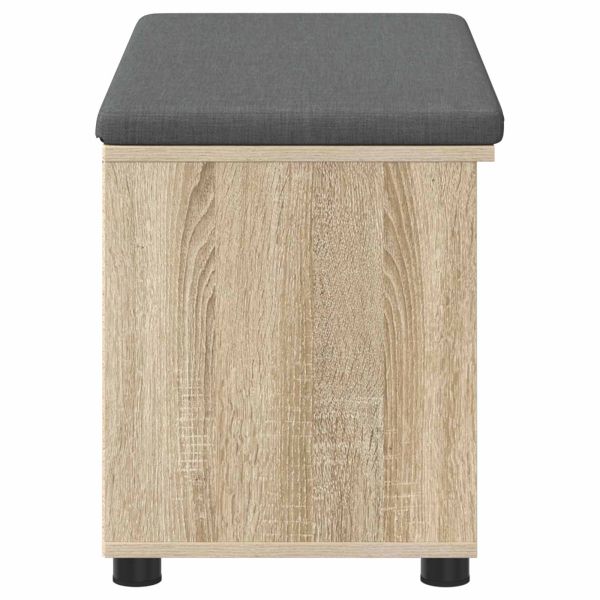 Пейка за коридор с възглавница Сонома дъб 80 x 38 x 46 см