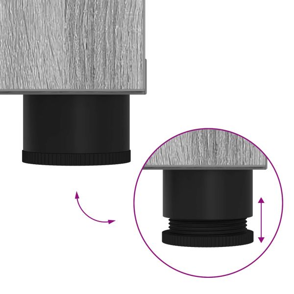 Пейка за коридор с възглавница Сив Сонома 80 x 38 x 46 см