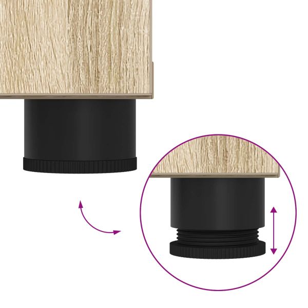 Пейка за коридор с възглавница Сонома дъб 100 x 38 x 46 см