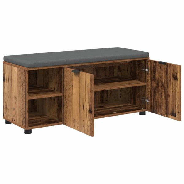 Пейка за коридор с възглавница Старо дърво 100 x 38 x 46 см