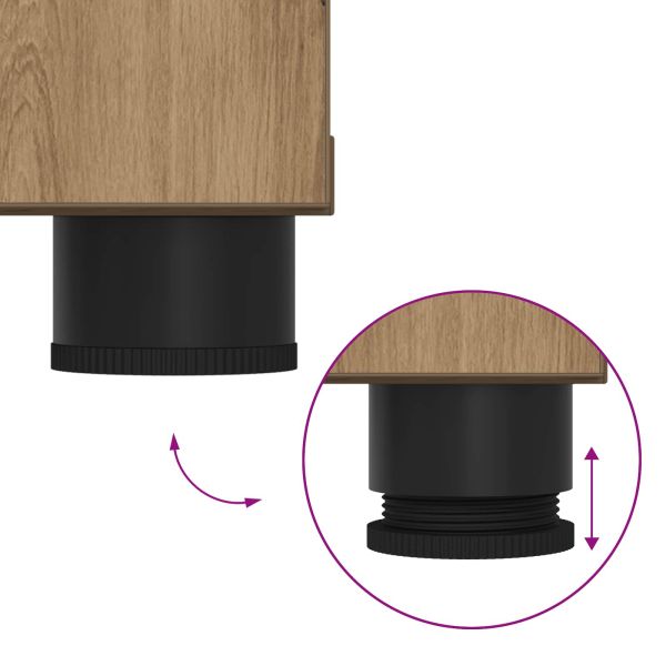 Пейка за коридор с възглавница Едноцветен Дъб 100 x 38 x 46 см